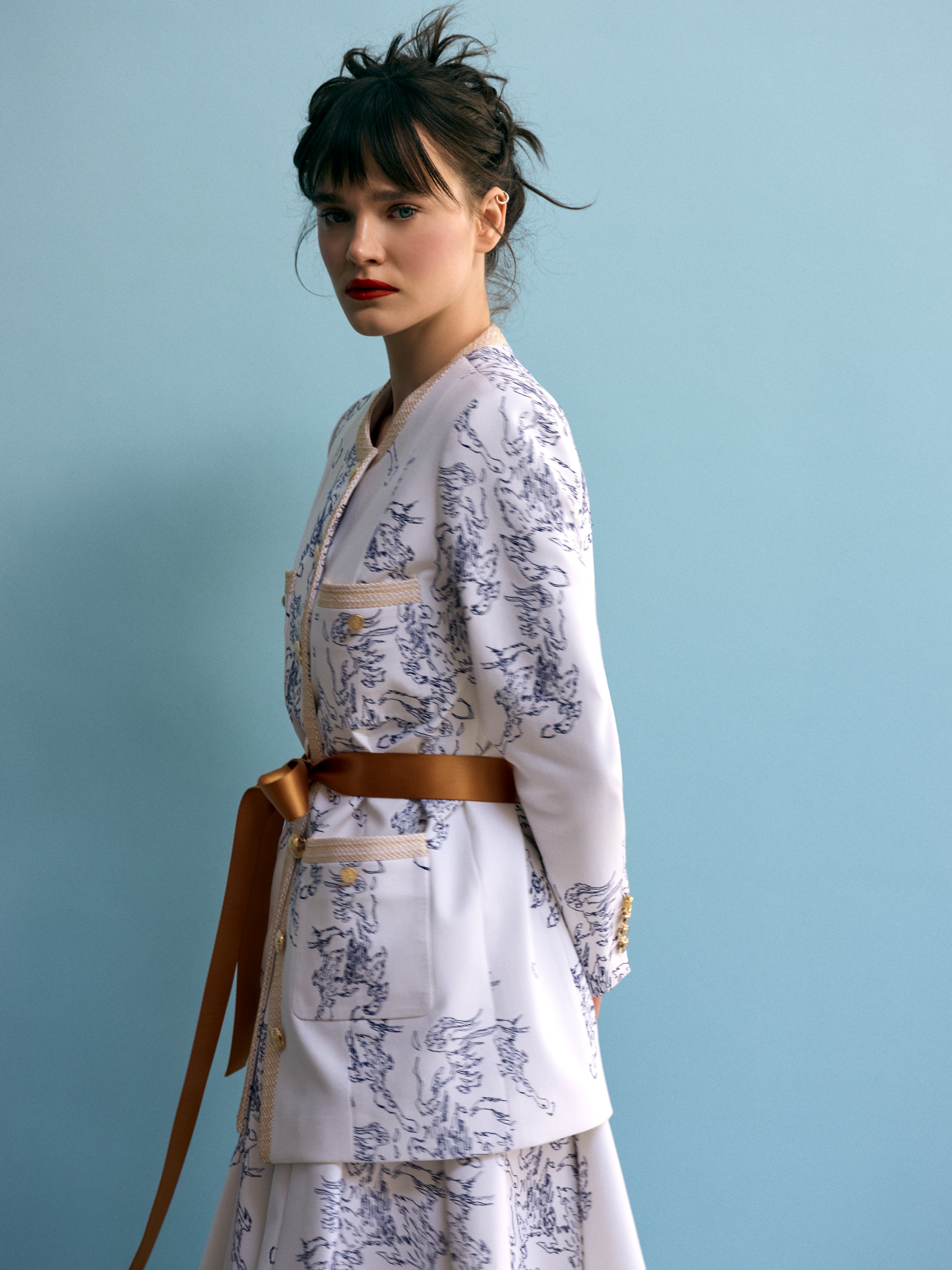 Spring Look 314  (Fantasy Set of Jacket and Skirt)