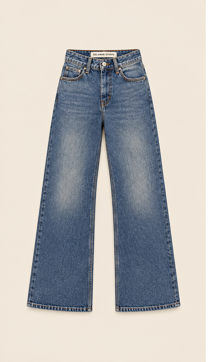 Boot Cut Denim Trouser